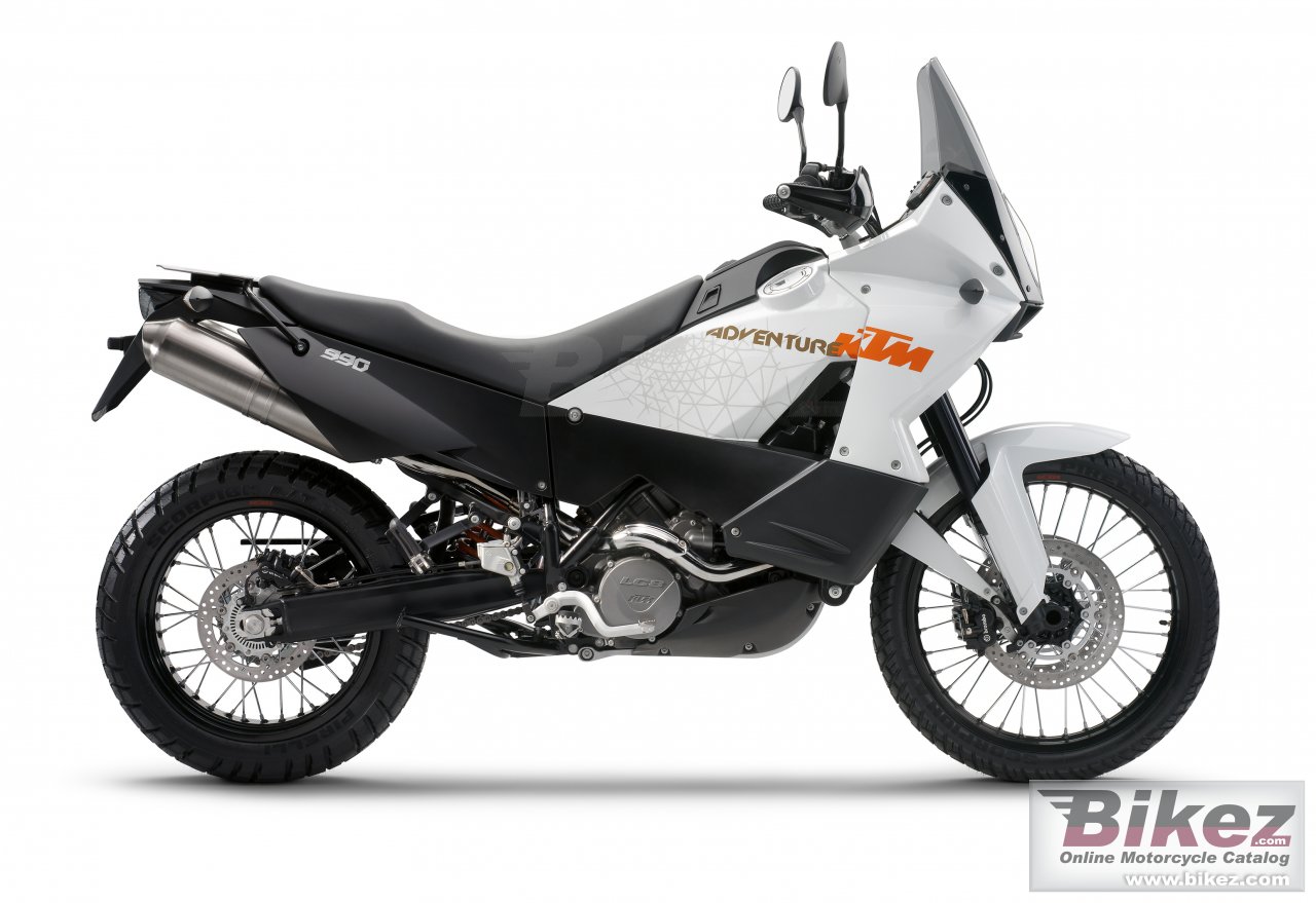 Big KTM 990 adventure picture and wallpaper from Bikez.com